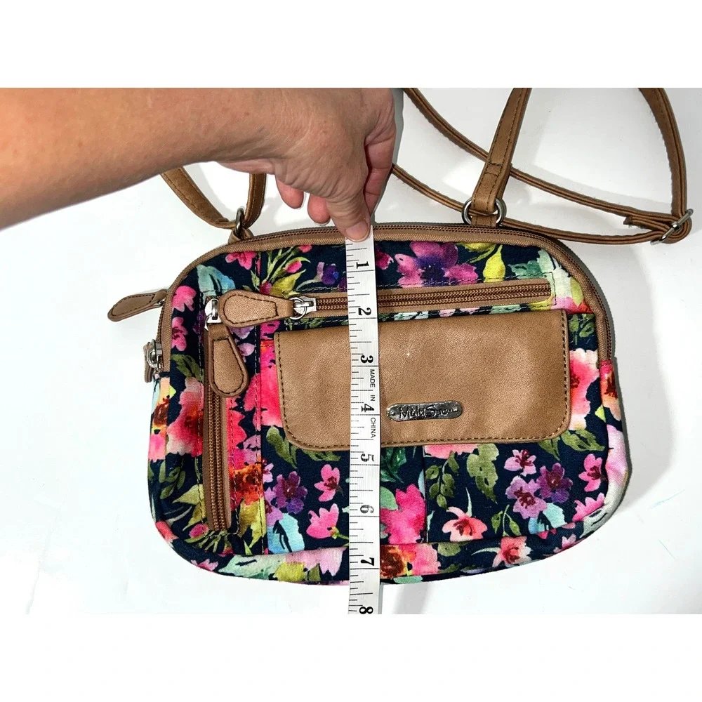 MultiSac Zippy Triple Compartment Crossbody Bag